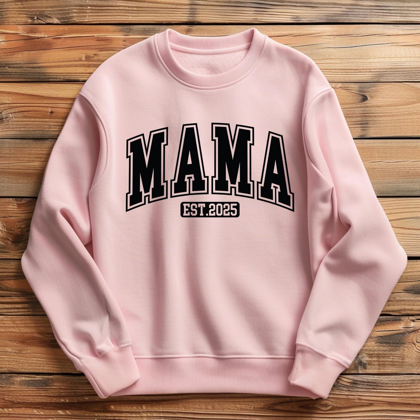Mama Est. 2025 Sweatshirt, New mom gift 2025, Cosy Mom to Be Gift, Trendy Maternity Crewneck, Mother Gift, Mama Gift, Mama Sweatshirt