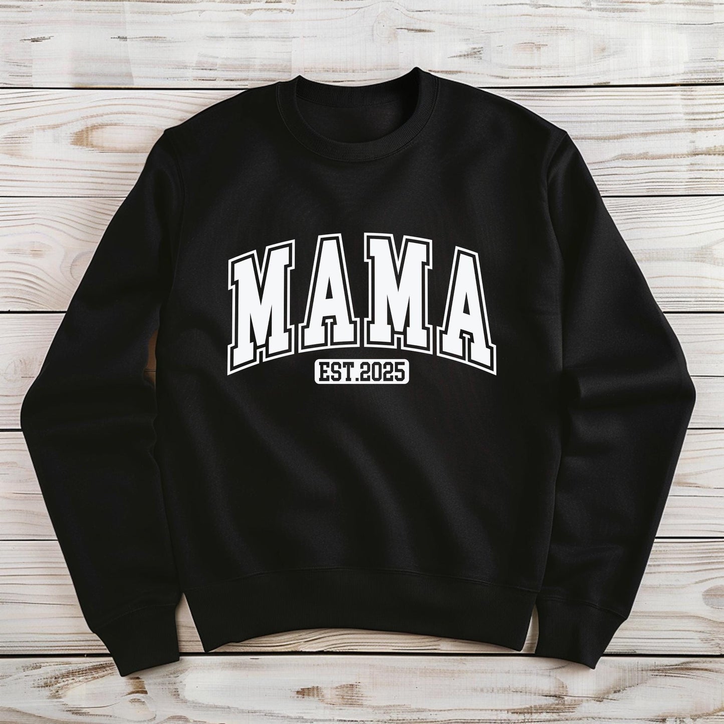 Mama Est. 2025 Sweatshirt, New mom gift 2025, Cosy Mom to Be Gift, Trendy Maternity Crewneck, Mother Gift, Mama Gift, Mama Sweatshirt