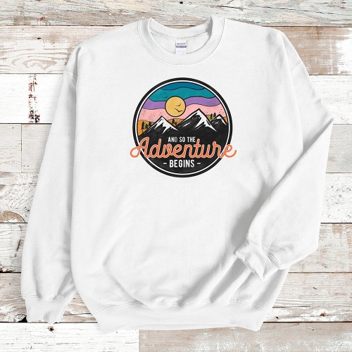 Adventure Begins Sweatshirt