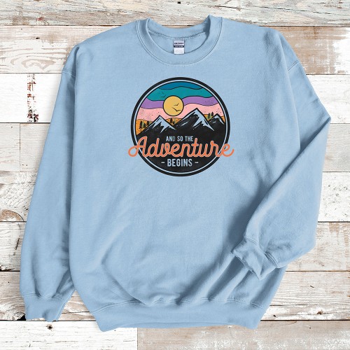 Adventure Begins Sweatshirt