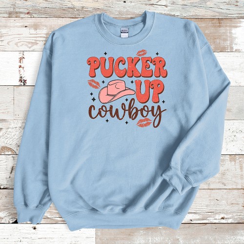 Pucker Up Cowboy Sweatshirt