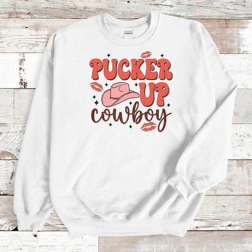 Pucker Up Cowboy Sweatshirt