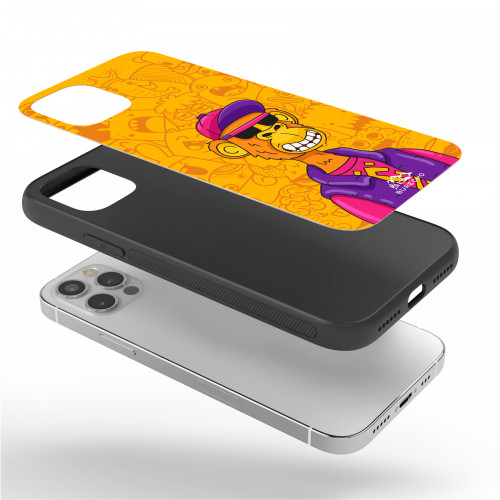 Cool Monkey Phone Case Orange