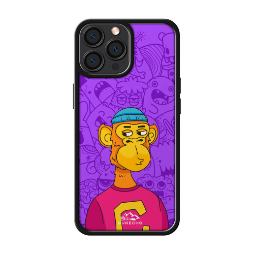 Cool Monkey Phone Case Purple