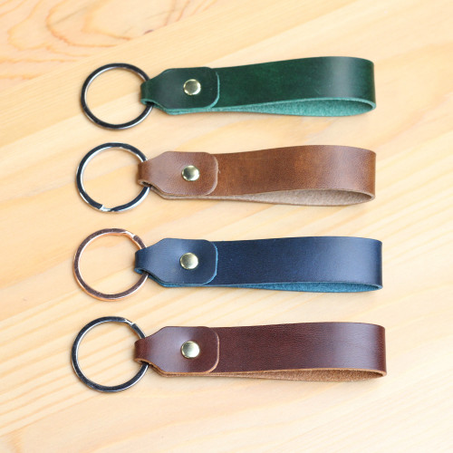 Custom leather keychain...