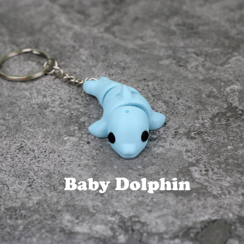 Baby Dolphin Keychain