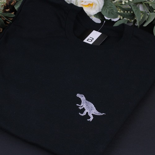 Embroidered Dinosaur T-Shirt