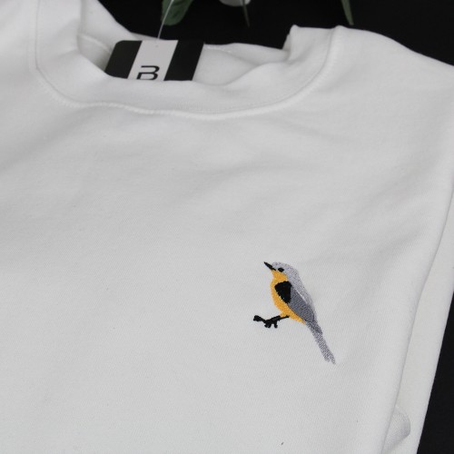 Embroidered Bird Sweatshirt