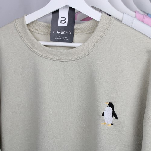 Embroidered Penguin Sweatshirt