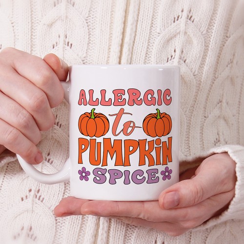 Allergic To Pumpkin Spice Mug