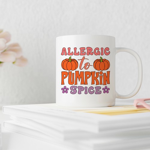 Allergic To Pumpkin Spice Mug