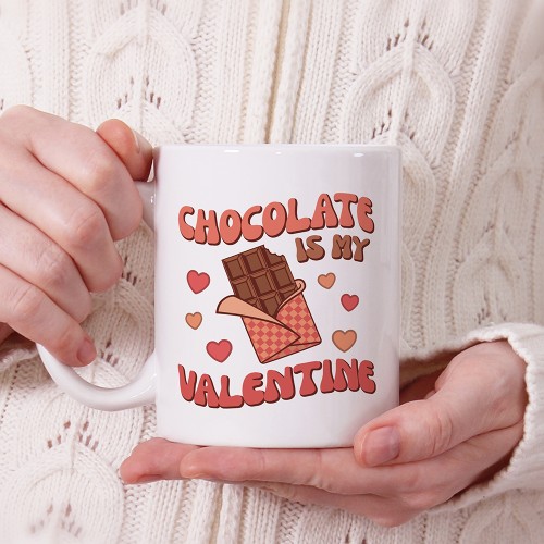 Chocolate Is My Valentine Mug