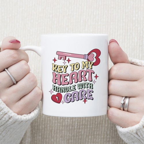 Cute Key To My Heart Mug