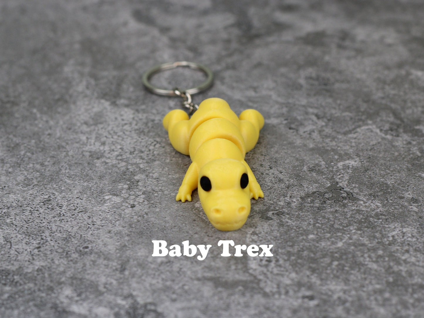 Mini Animal Keychains (Set of 2), Articulating Tiny Animals, Fidget Animals, 3D Printed Fidget Toy, Sensory Toy, Keychain for Anxiety Relief