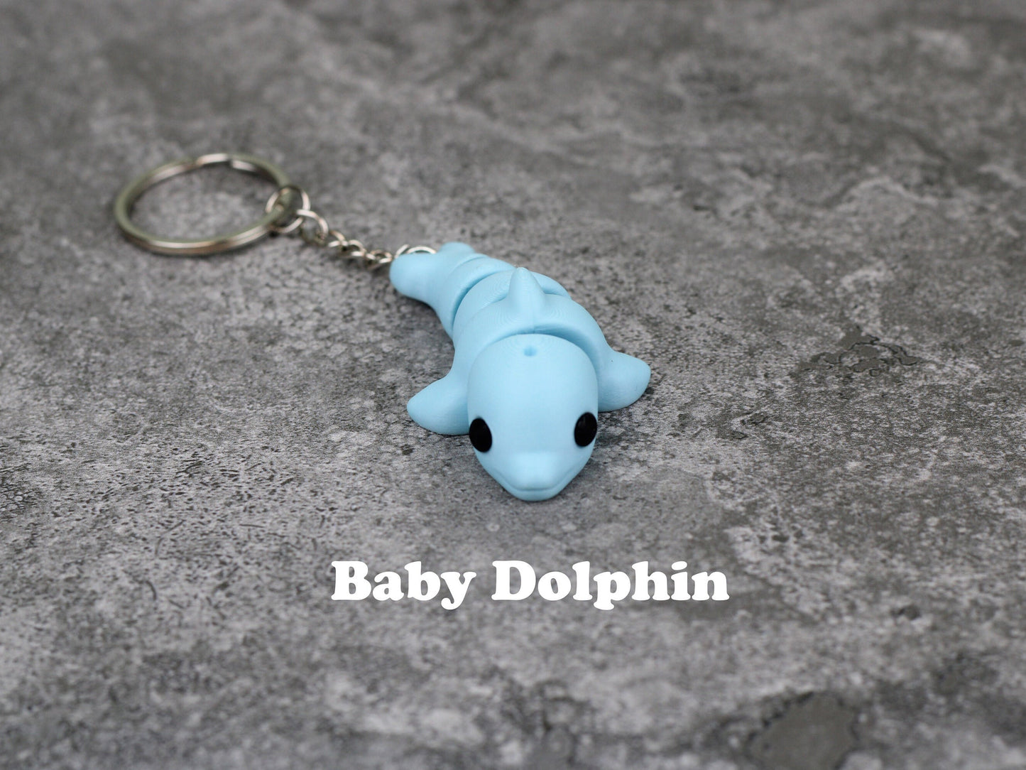 Mini Animal Keychains (Set of 2), Articulating Tiny Animals, Fidget Animals, 3D Printed Fidget Toy, Sensory Toy, Keychain for Anxiety Relief
