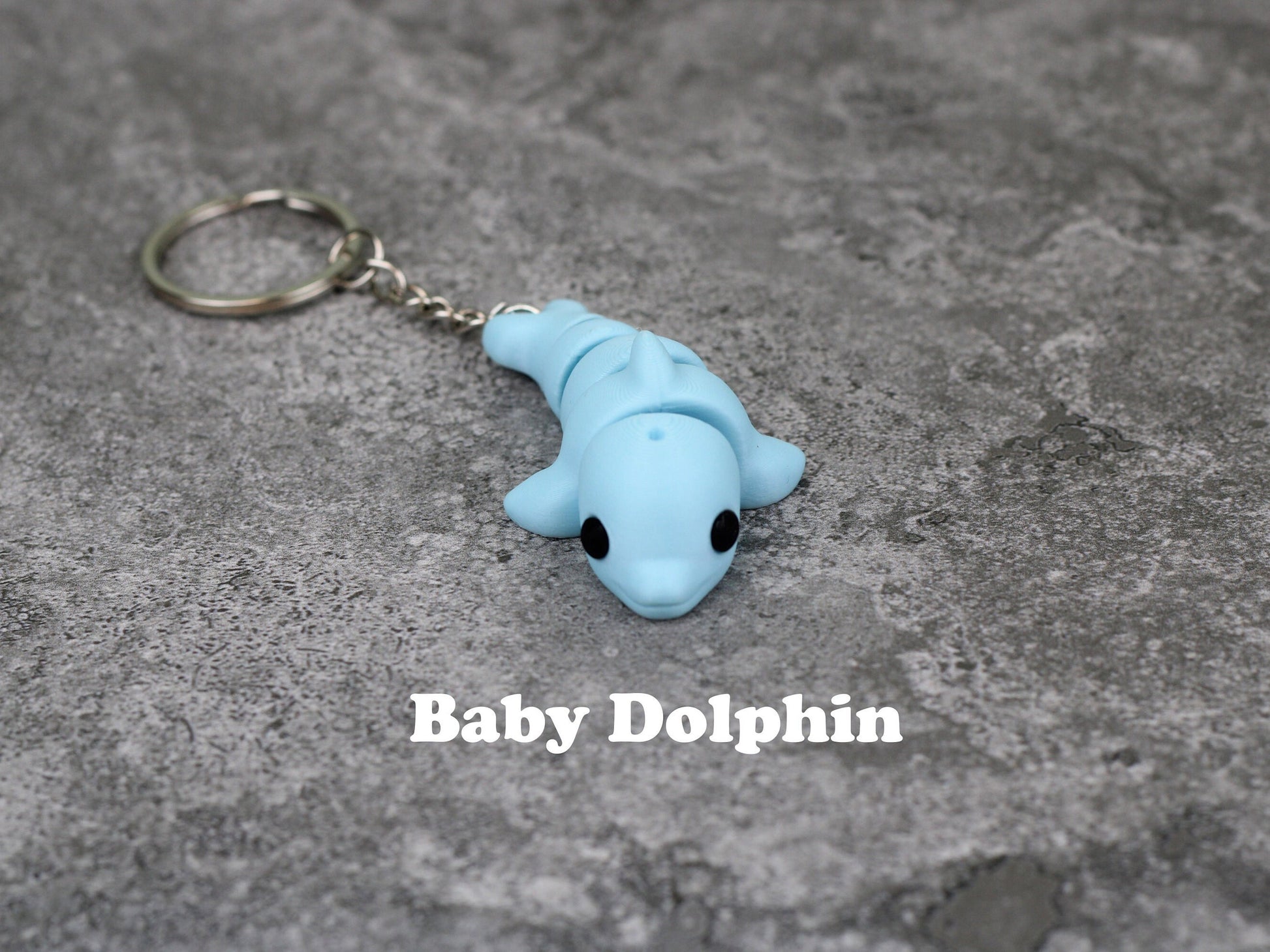Mini Animal Keychains (Set of 2), Articulating Tiny Animals, Fidget Animals, 3D Printed Fidget Toy, Sensory Toy, Keychain for Anxiety Relief