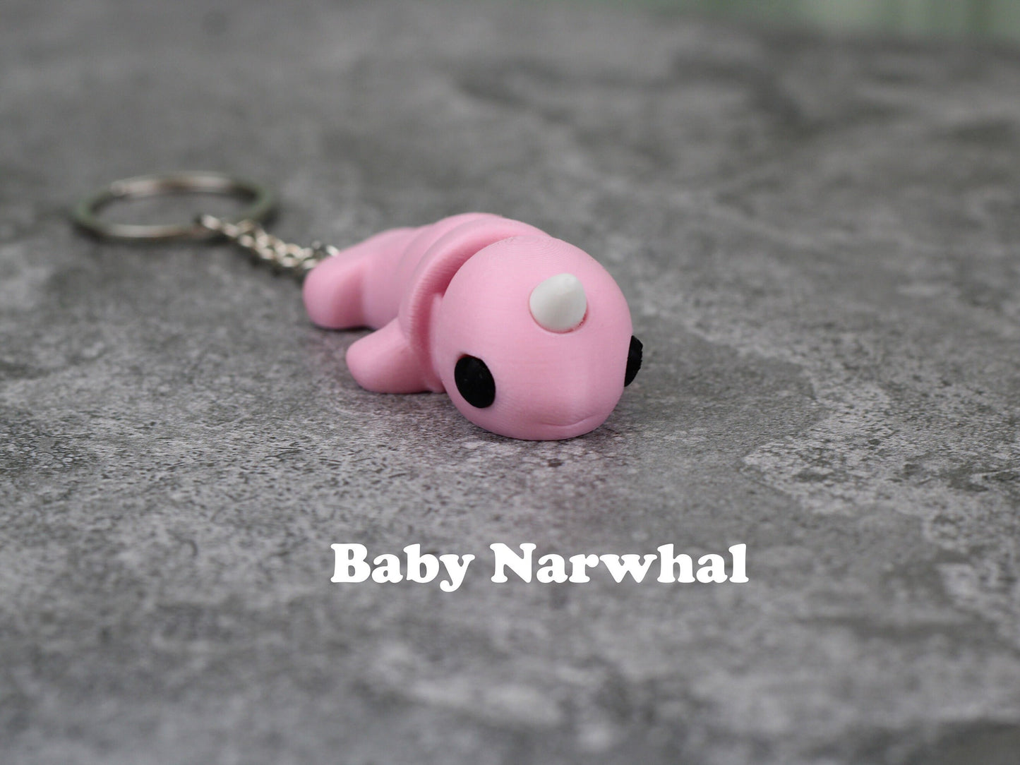 Mini Animal Keychains (Set of 2), Articulating Tiny Animals, Fidget Animals, 3D Printed Fidget Toy, Sensory Toy, Keychain for Anxiety Relief
