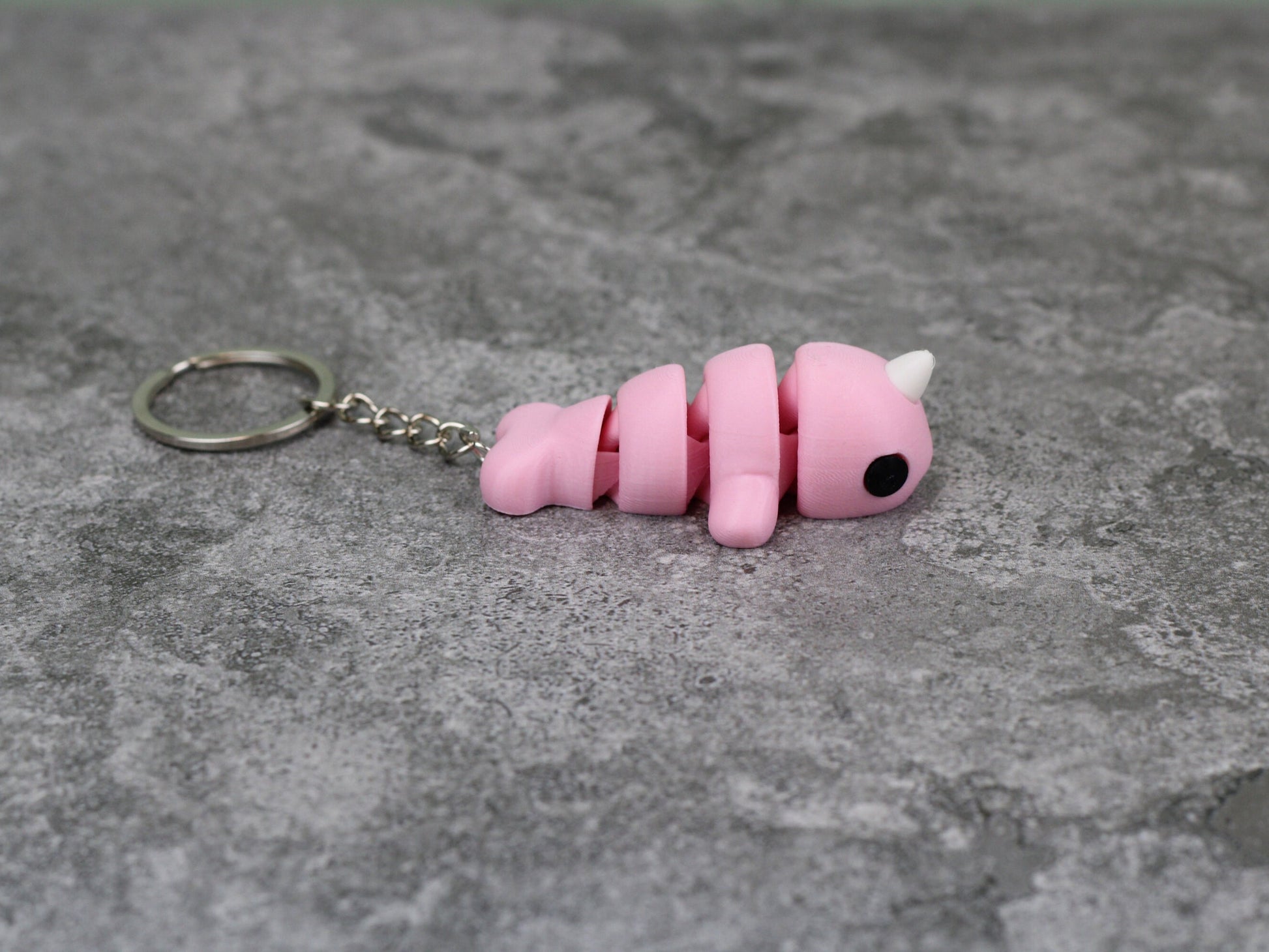 Mini Animal Keychains (Set of 2), Articulating Tiny Animals, Fidget Animals, 3D Printed Fidget Toy, Sensory Toy, Keychain for Anxiety Relief