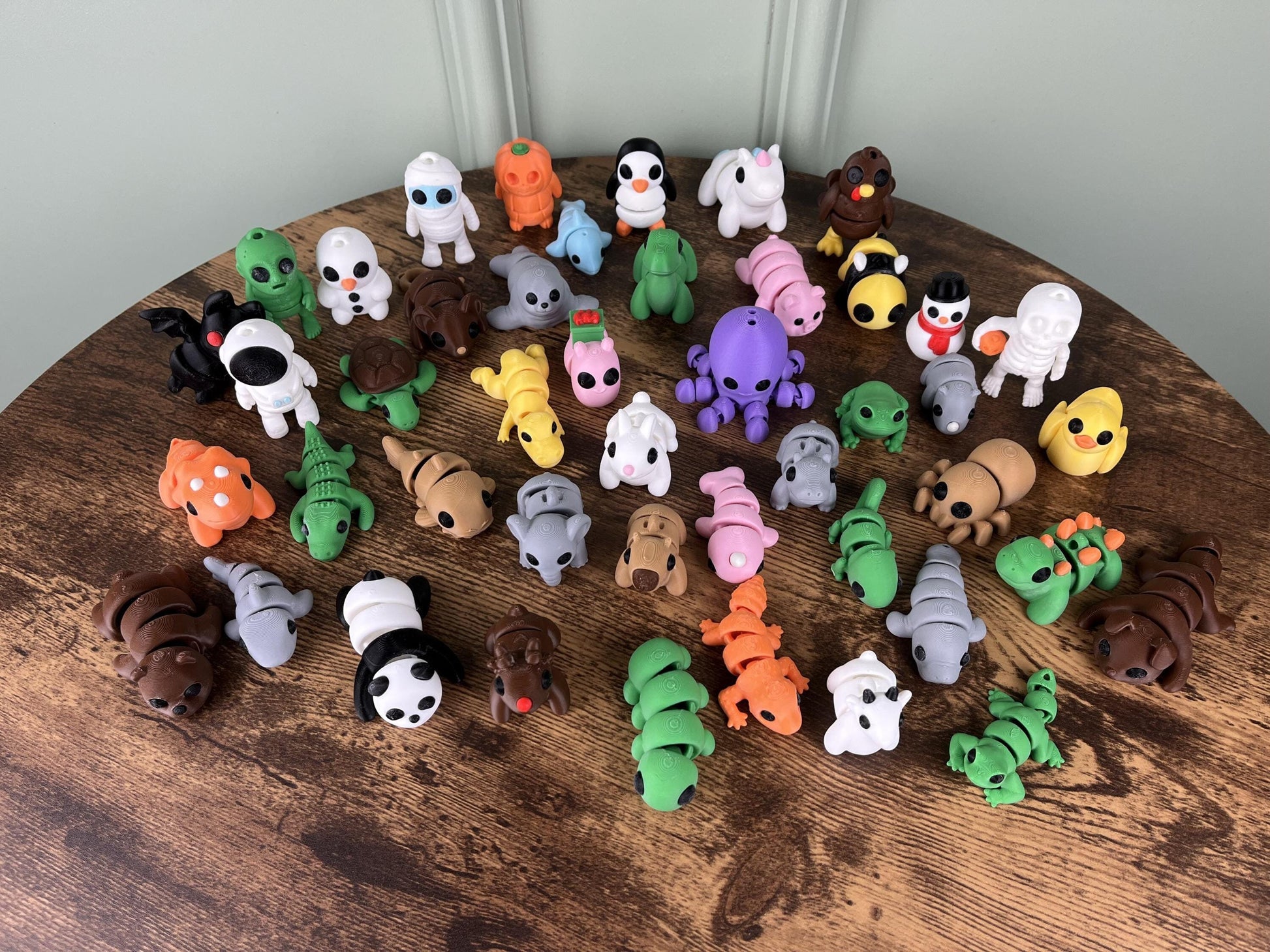 Mini Animals, 3 sizes, 3D printed fidget toy, Sensory Toy, Baby Animals, Pick Your Own, Animal Figurines, Cute Collectible Miniatures