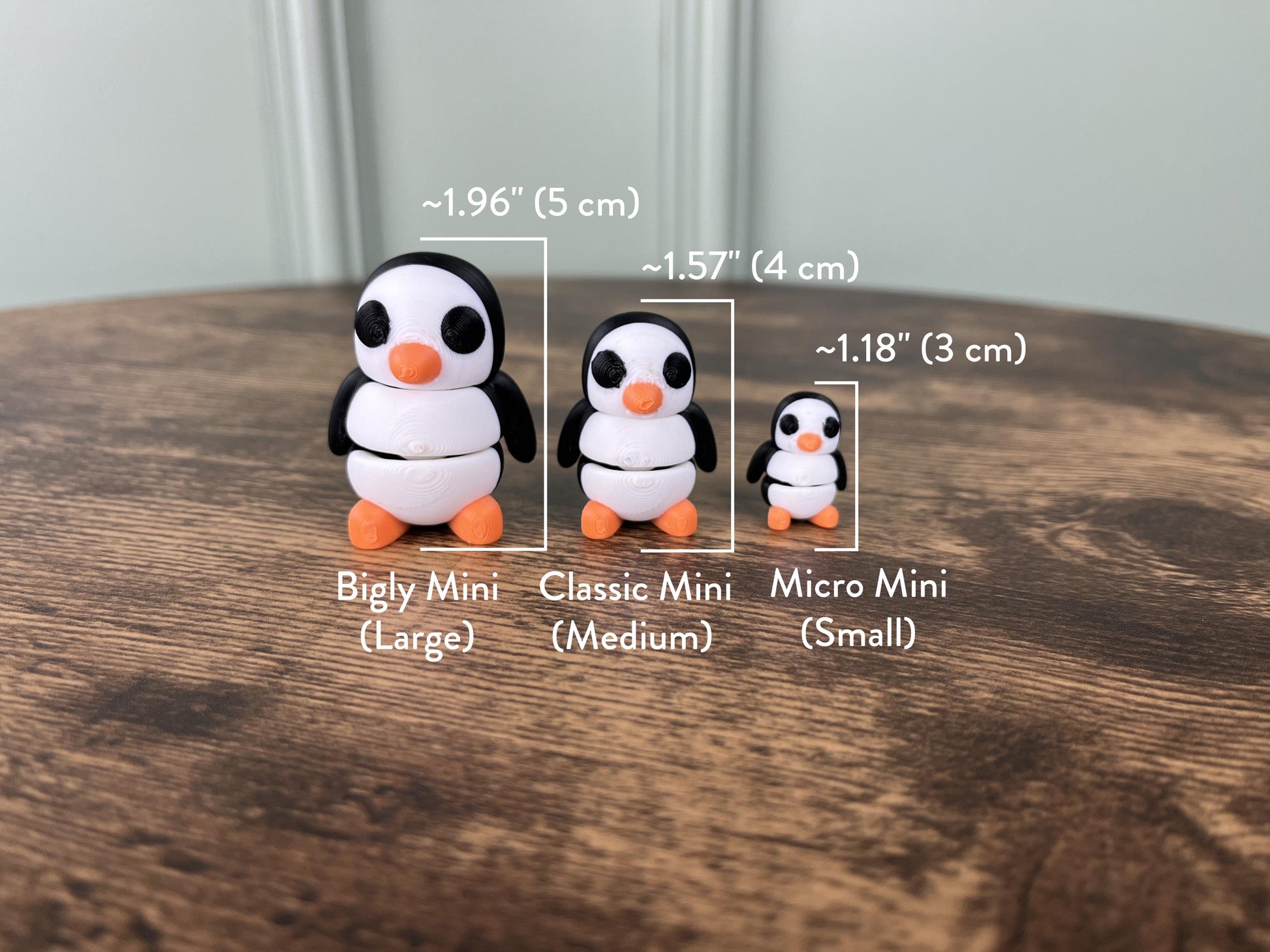 Mini Animals, 3 sizes, 3D printed fidget toy, Sensory Toy, Baby Animals, Pick Your Own, Animal Figurines, Cute Collectible Miniatures